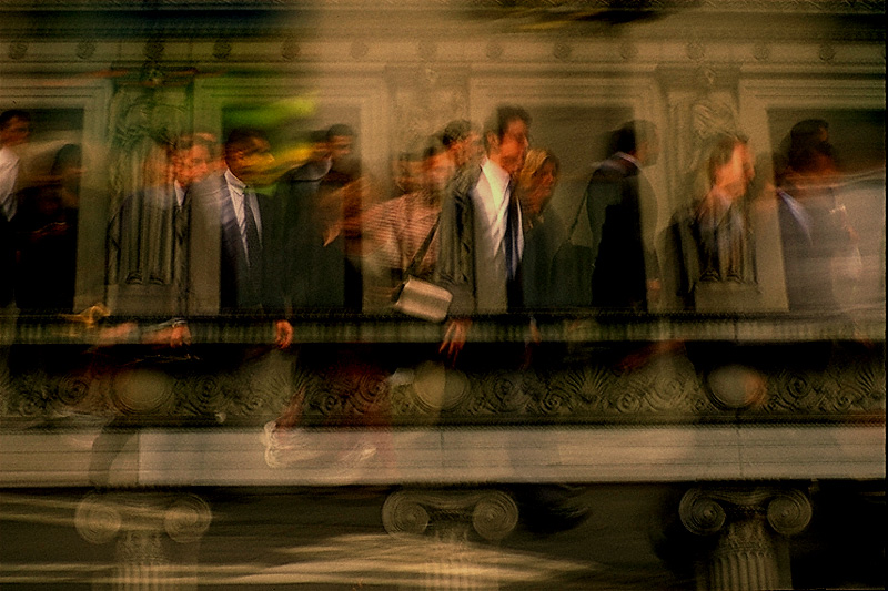 Wall Street double exposure
